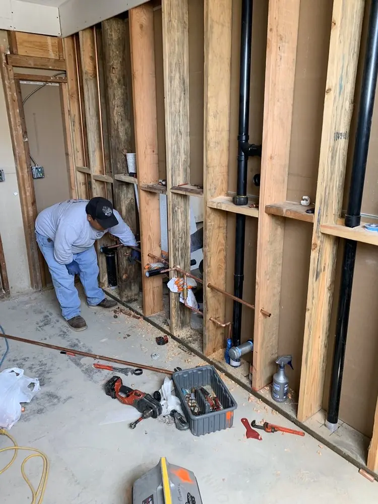 Commercial rough-in plumbing for Gas Line Repair in Gardere